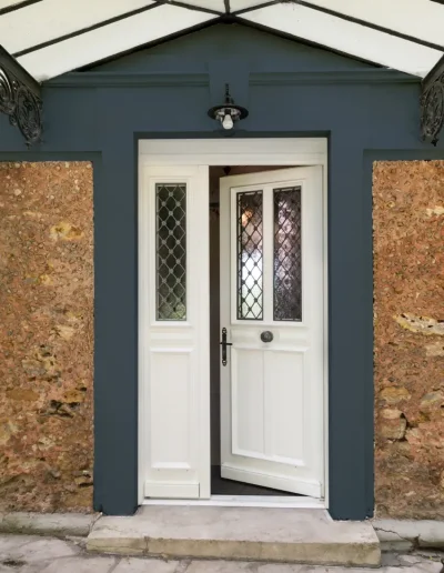 porte d'entrée blanche aubignan