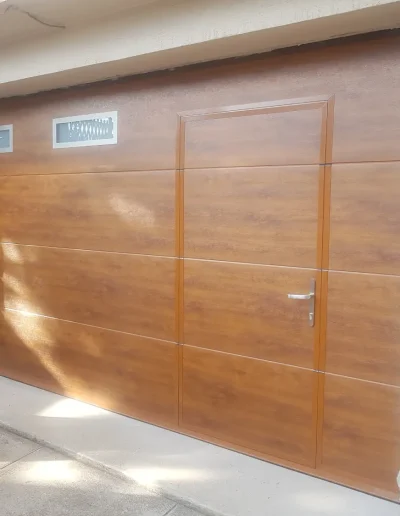 porte de garage bois